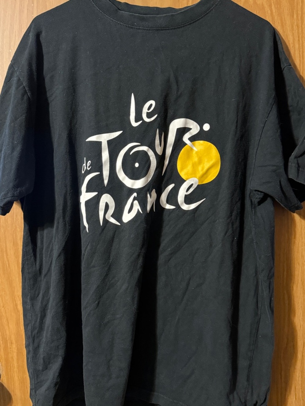 Men’s “Le Tour De France” Black T-Shirt Size XL